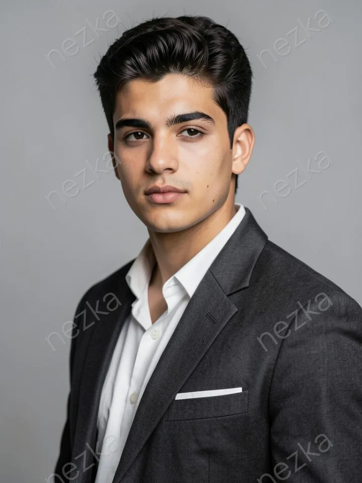 Retrato de frente